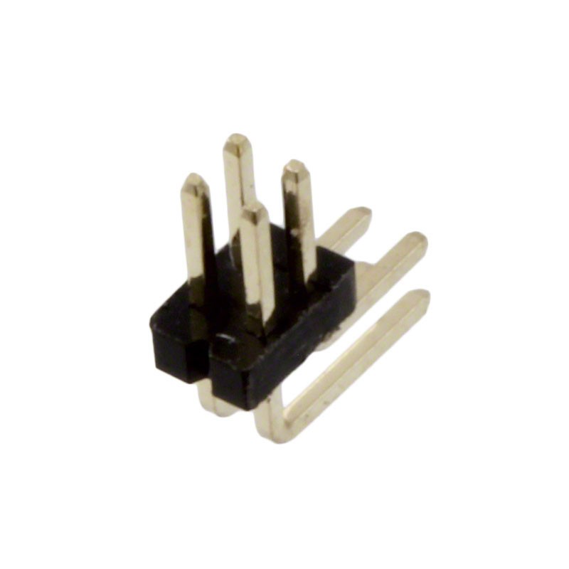 10 pcs : GRPB022MWCN-RC - CONN HEADER R/A 4POS 1.27MM