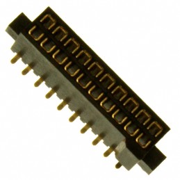 10 pcs : SFH31-NPPB-D10-SP-BK - CONN HDR 20POS 0.05 GOLD SMD
