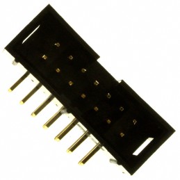 10 pcs : SBH11-PBPC-D07-RA-BK - CONN HEADER R/A 14POS 2.54MM