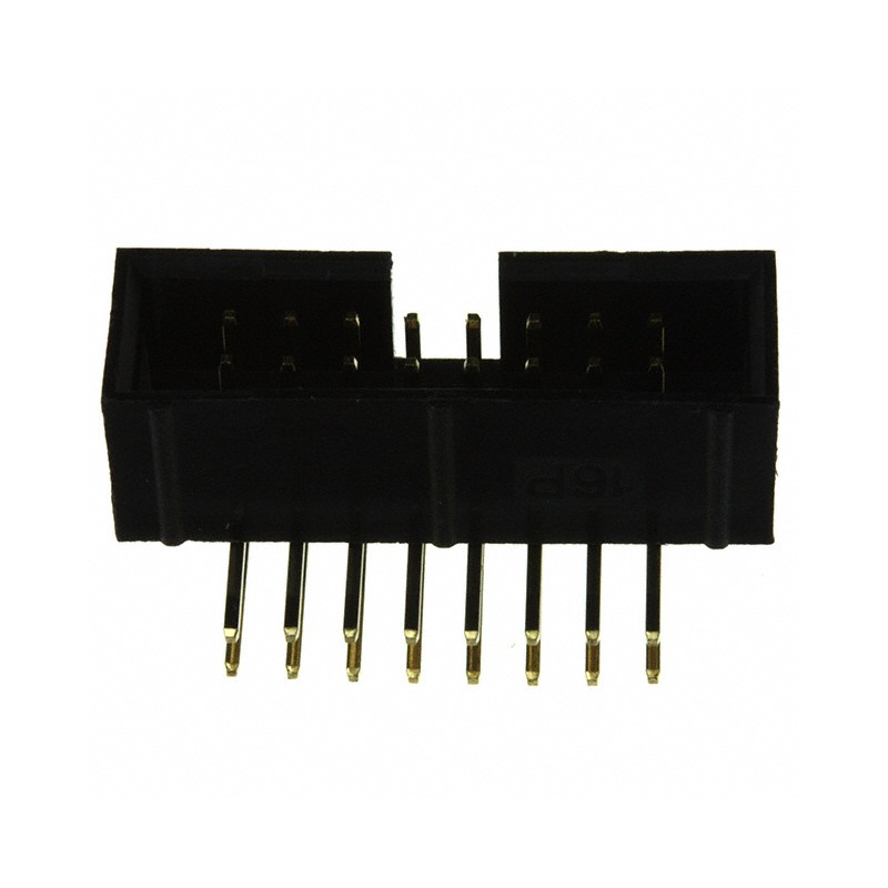 10 pcs : SBH11-PBPC-D08-RA-BK - CONN HEADER R/A 16POS 2.54MM