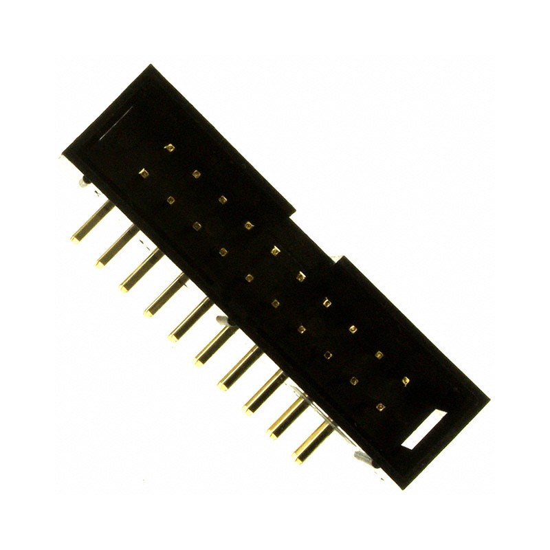 10 pcs : SBH11-PBPC-D10-RA-BK - CONN HEADER R/A 20POS 2.54MM