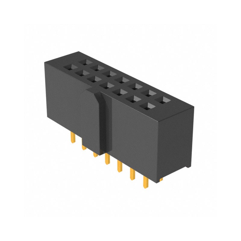 10 pcs : SFH11-PBPC-D07-ST-BK - CONN HDR 14POS 0.1 GOLD PCB