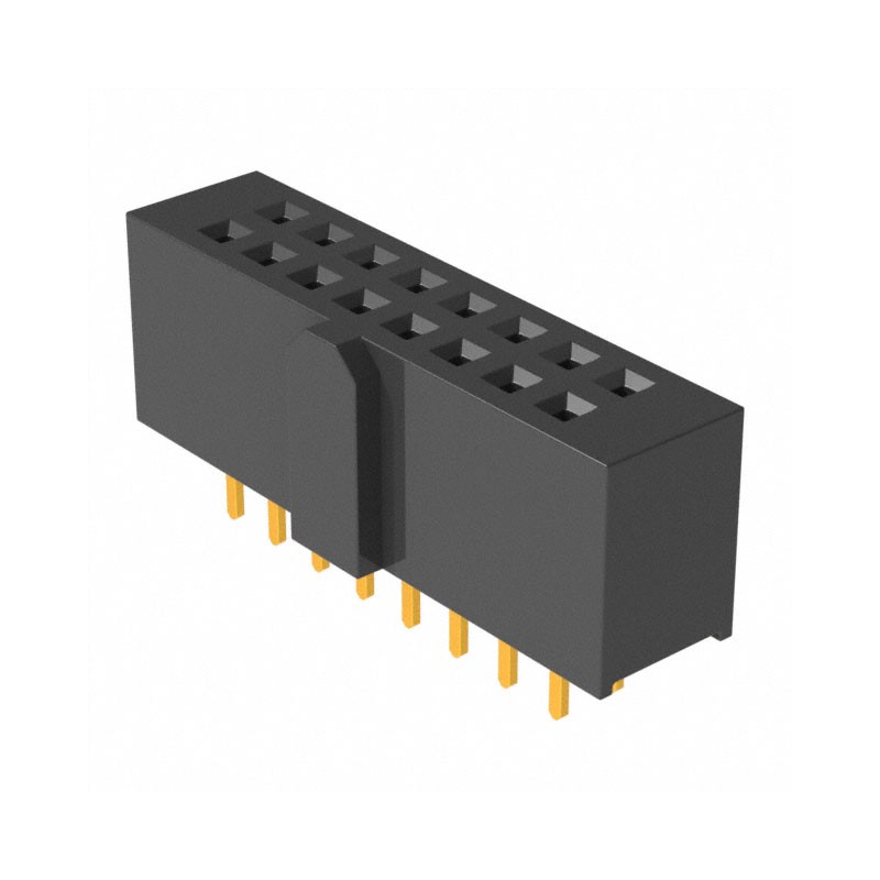 10 pcs : SFH11-PBPC-D08-ST-BK - CONN HDR 16POS 0.1 GOLD PCB