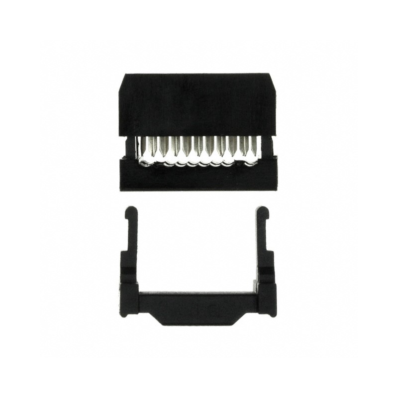 10 pcs : SFH213-PPPC-D05-ID-BK - CONN HEADER 10POS IDC 28AWG GOLD