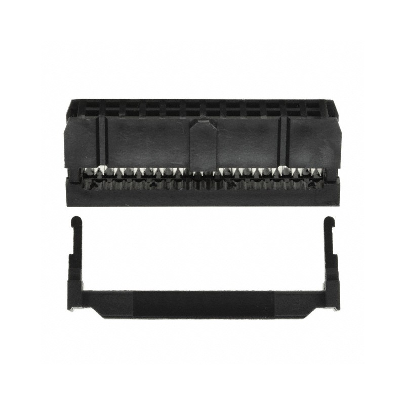 10 pcs : SFH213-PPPC-D12-ID-BK - CONN HEADER 24POS IDC 28AWG GOLD