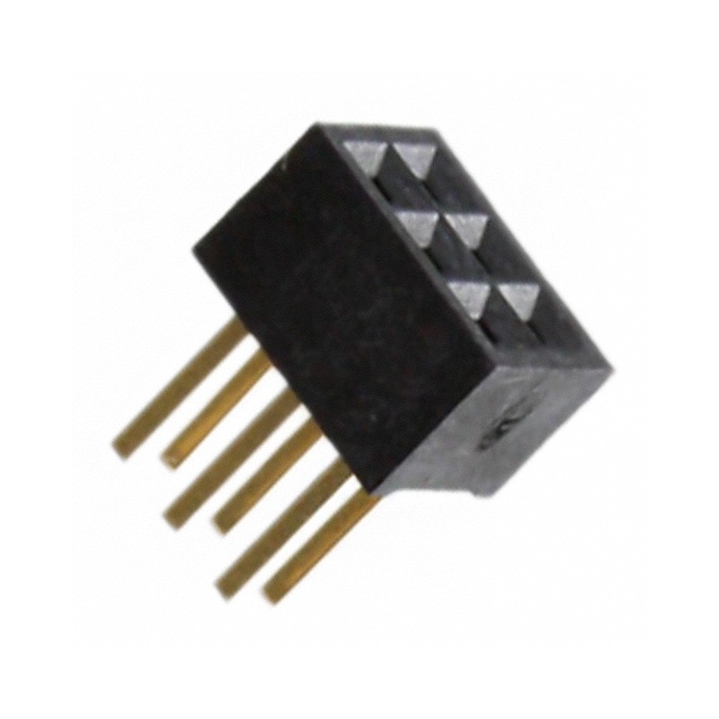 10 pcs : SFM210-LPSE-D03-ST-BK - CONN HDR 6POS 0.039 GOLD PCB