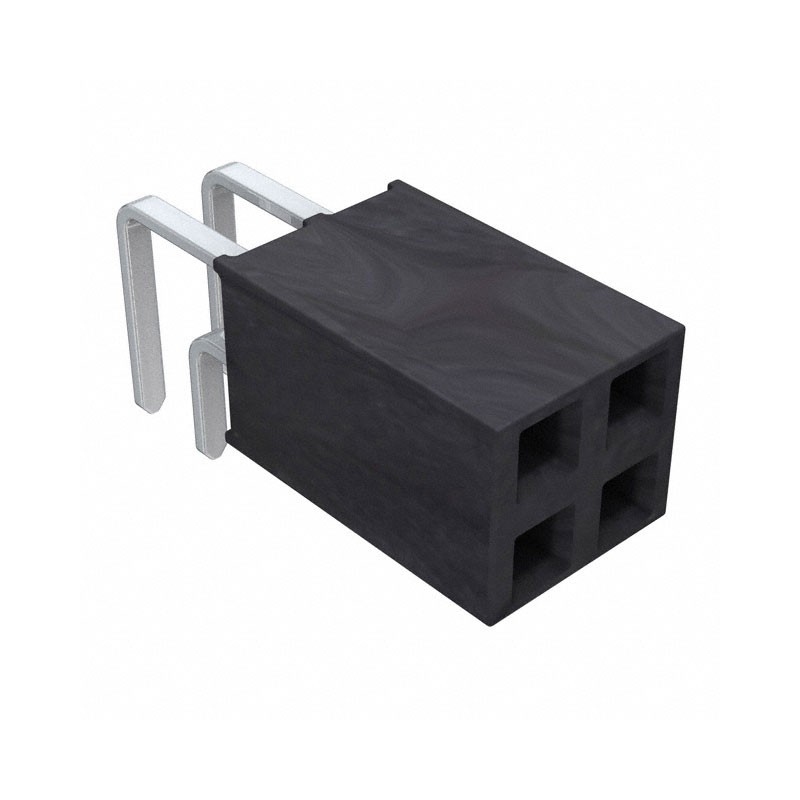 10 pcs : SSW-102-02-T-D-RA - CONN RCPT 4POS 0.1 TIN PCB R/A