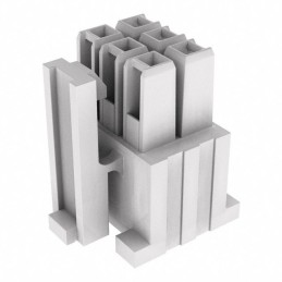 10 pcs : IPD1-03-D - CONN RCPT HSG 6POS 2.54MM