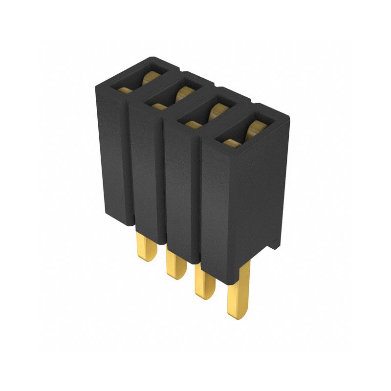 10 pcs : SLM-104-01-G-S - CONN RCPT 4POS 0.05 GOLD PCB