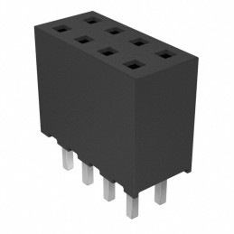 10 pcs : SQT-104-01-F-D - CONN RCPT 8POS 0.079 GOLD PCB