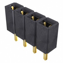 10 pcs : SLW-104-01-G-S - CONN RCPT 4POS 0.1 GOLD PCB