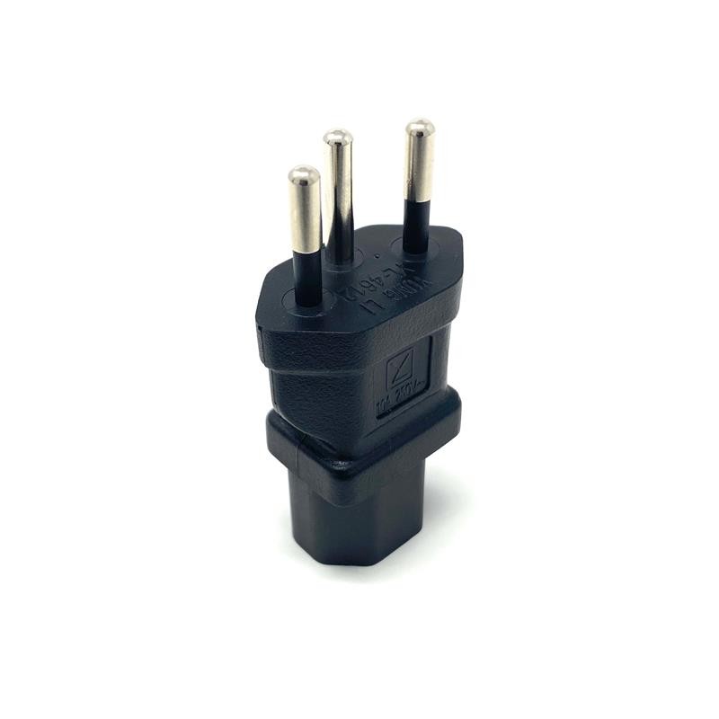10 pcs : 2321-701(R) - PLUG ADAPTER SWITZERLAND TO C13