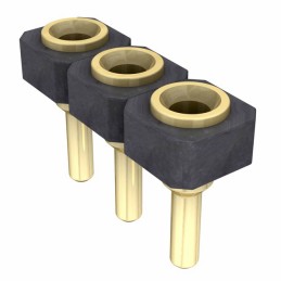 10 pcs : SL-103-G-12 - CONN RCPT 3POS 0.1 GOLD PCB