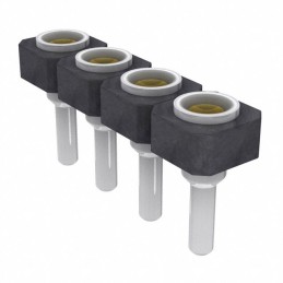 10 pcs : SL-104-T-12 - CONN RCPT 4POS 0.1 GOLD PCB