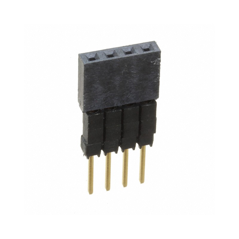 10 pcs : ESQ-104-34-G-S - CONN SOCKET 4POS 0.1 GOLD PCB