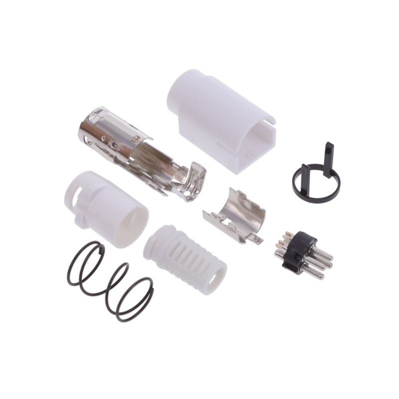 10 pcs : GTPWRDIN4LW - POWER DIN PLUG, 4P, SNAP AND LOC