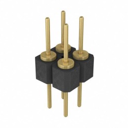 10 pcs : TD-102-G-A - CONN HEADER VERT 4POS 2.54MM