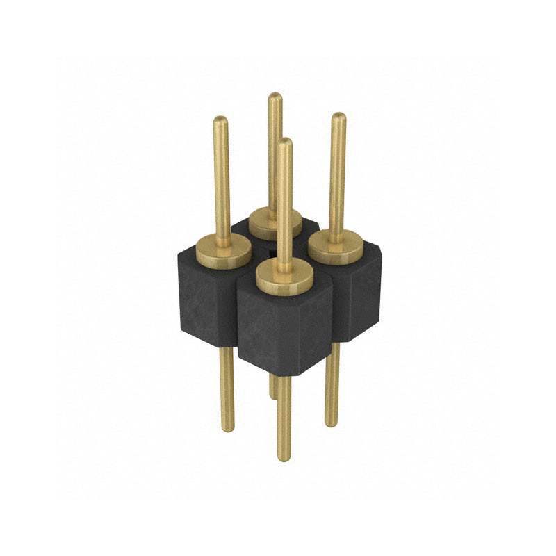 10 pcs : TD-102-G-A - CONN HEADER VERT 4POS 2.54MM