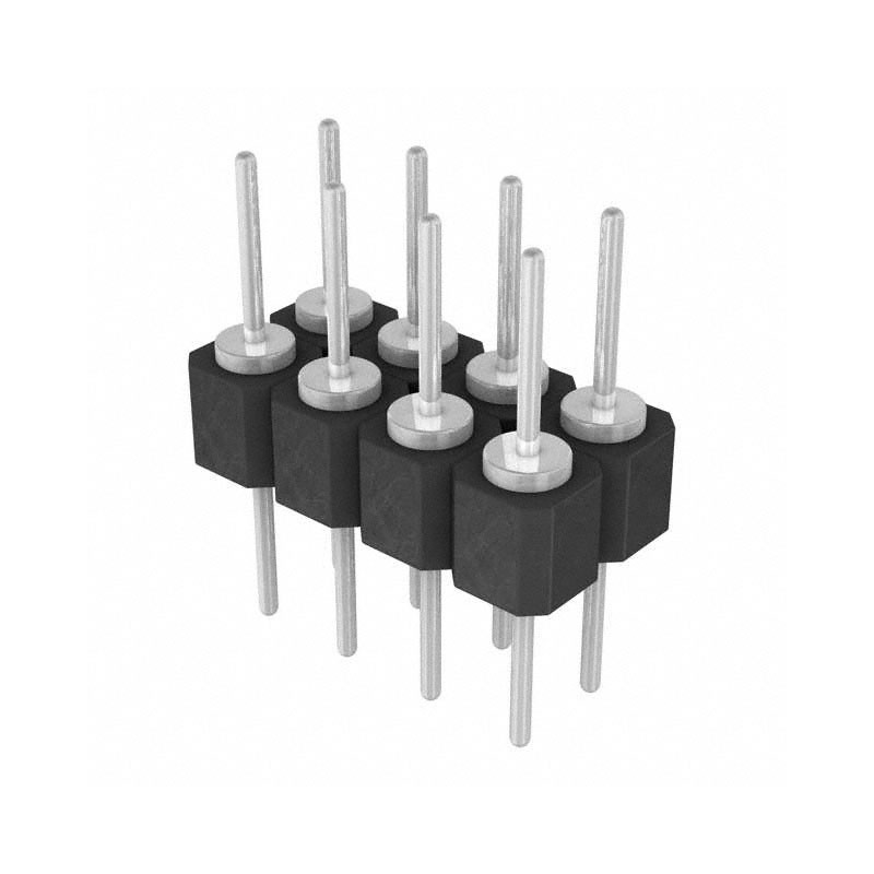 10 pcs : TD-104-T-A - CONN HEADER VERT 8POS 2.54MM