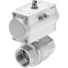 1 pcs - Festo Ball type Pneumatic Actuated Valve 1in, 25 bar