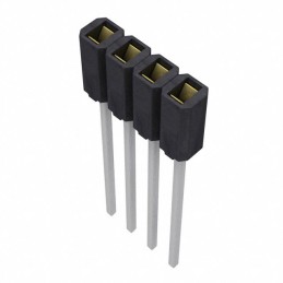 10 pcs : SSA-104-W-G - CONN RCPT 4POS 0.1 GOLD PCB