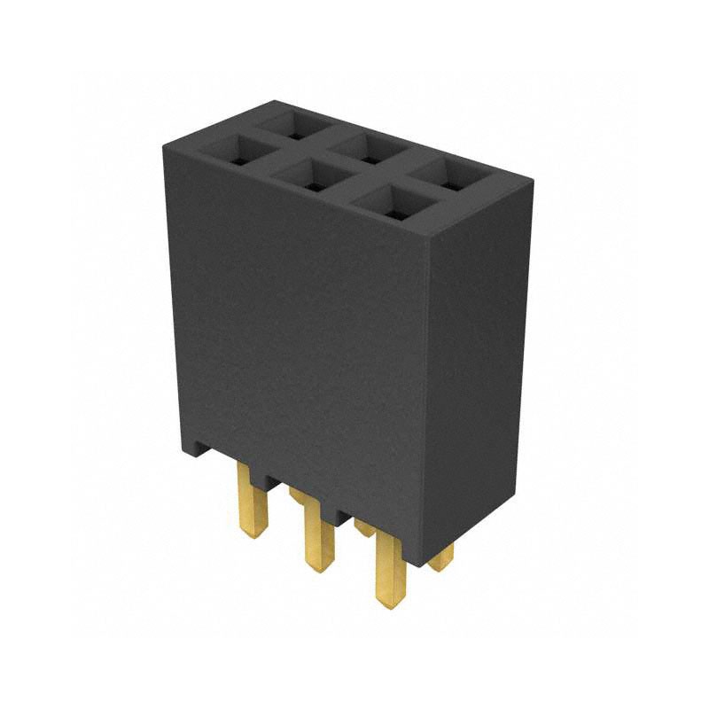 10 pcs : SSQ-103-01-G-D - CONN RCPT 6POS 0.1 GOLD PCB