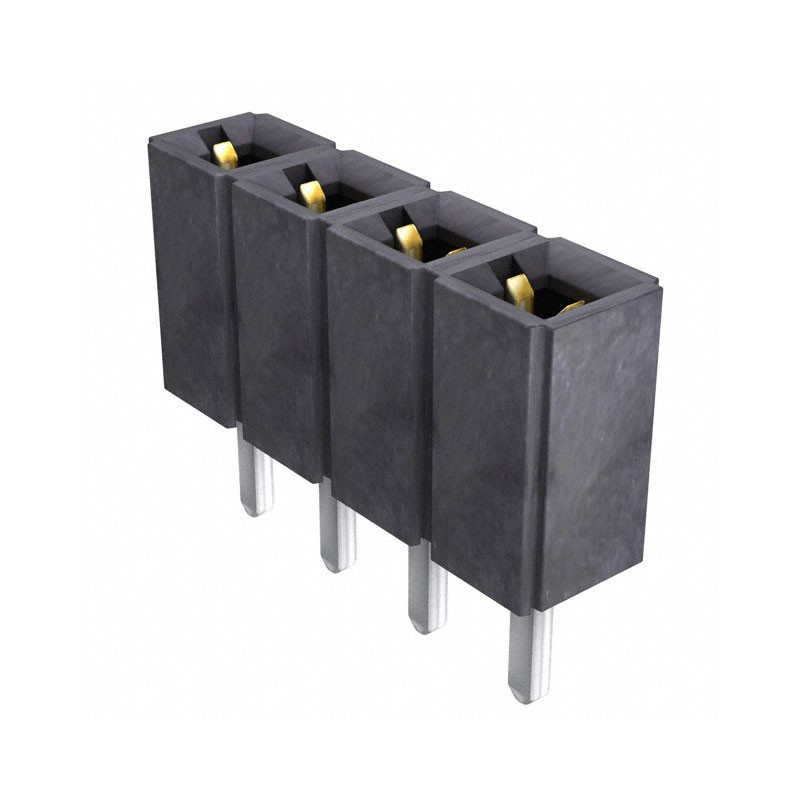 10 pcs : SLW-104-01-L-S - CONN RCPT 4POS 0.1 GOLD PCB