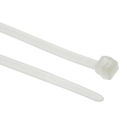 1 Bag of 100 - HellermannTyton Cable Tie, 200mm x 3.4 mm, Natural Polyamide 6.6 (PA66), Pk-100