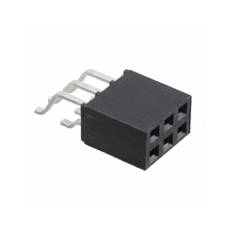 10 pcs : SMH-103-02-T-D - CONN RCPT 6POS 0.1 TIN SMD R/A