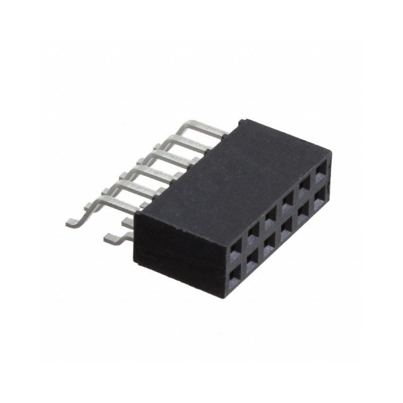 10 pcs : SMH-106-02-T-D - CONN RCPT 12POS 0.1 TIN SMD R/A