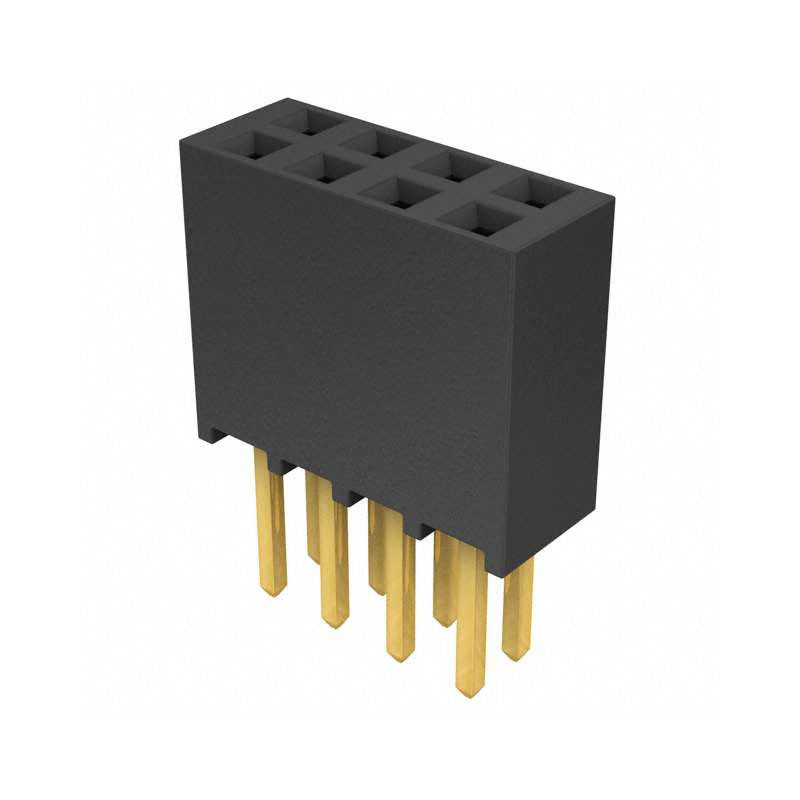 10 pcs : SSQ-104-02-G-D - CONN RCPT 8POS 0.1 GOLD PCB