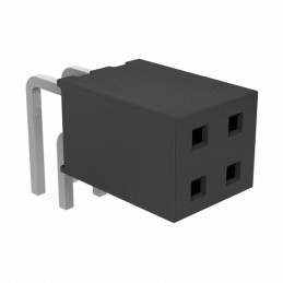 10 pcs : SQT-102-01-F-D-RA - CONN RCPT 4P 0.079 GOLD PCB R/A