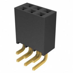 10 pcs : SSQ-103-02-G-D-RA - CONN RCPT 6POS 0.1 GOLD PCB R/A