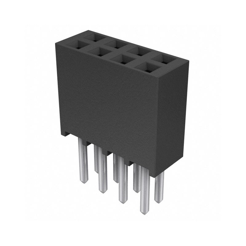 10 pcs : SSQ-104-02-S-D - CONN RCPT 8POS 0.1 GOLD PCB