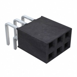 10 pcs : SSW-103-02-T-D-RA - CONN RCPT 6POS 0.1 TIN PCB R/A