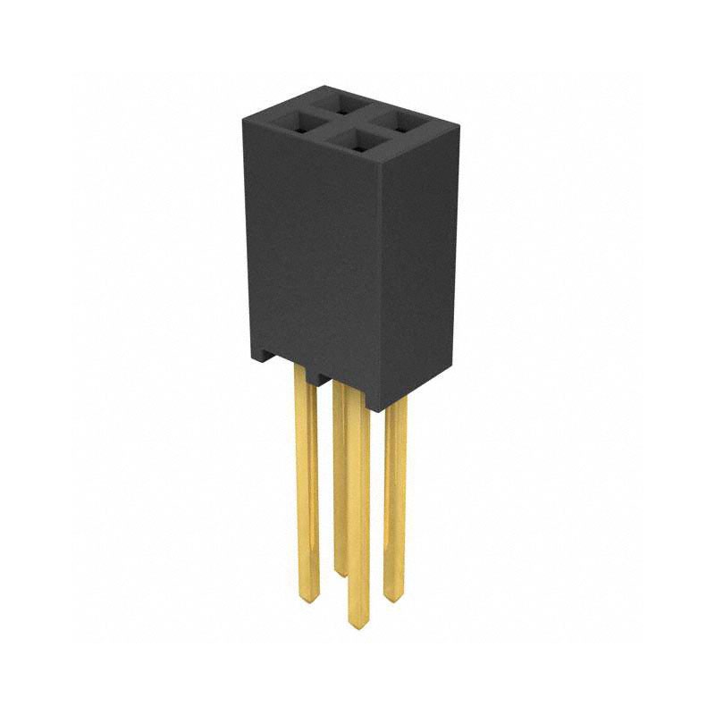 10 pcs : SSQ-102-03-G-D - CONN RCPT 4POS 0.1 GOLD PCB