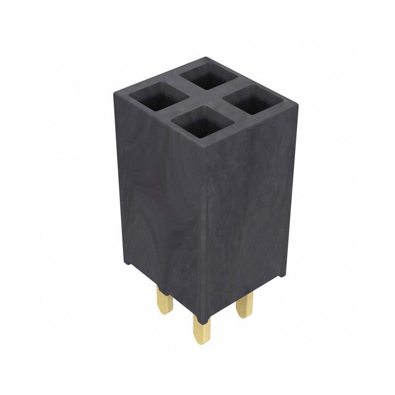 10 pcs : SSW-102-01-G-D - CONN RCPT 4POS 0.1 GOLD PCB