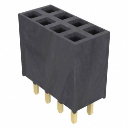 10 pcs : SSW-104-01-G-D - CONN RCPT 8POS 0.1 GOLD PCB