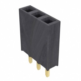 10 pcs : SSW-103-01-G-S - CONN RCPT 3POS 0.1 GOLD PCB