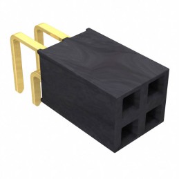 10 pcs : SSW-102-02-G-D-RA - CONN RCPT 4POS 0.1 GOLD PCB R/A