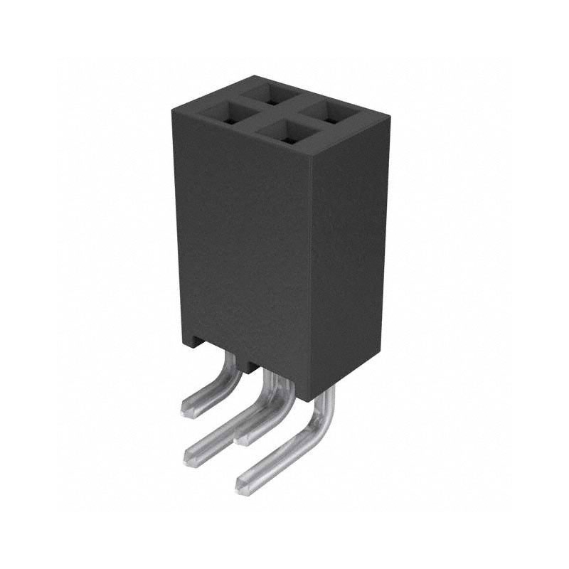 10 pcs : SSQ-102-02-T-D-RA - CONN RCPT 4POS 0.1 TIN PCB R/A