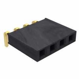 10 pcs : SSW-104-02-G-S-RA - CONN RCPT 4POS 0.1 GOLD PCB R/A
