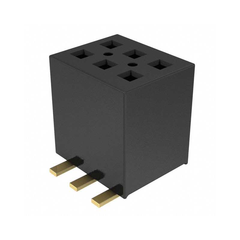 10 pcs : FLE-103-01-G-DV - CONN RCPT 6POS 0.05 GOLD SMD