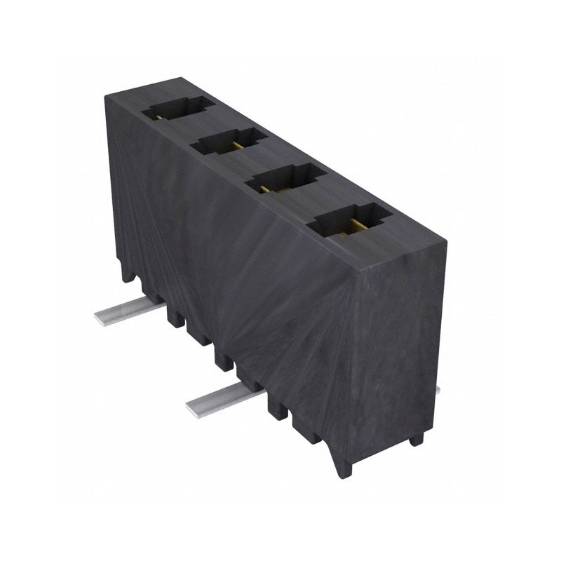 10 pcs : MMS-104-02-L-SV - CONN RCPT 4POS 0.079 GOLD SMD