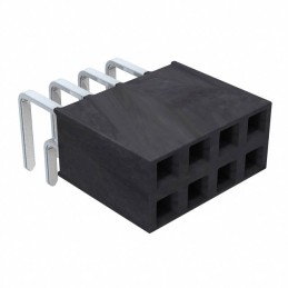 10 pcs : SSW-104-02-F-D-RA - CONN RCPT 8POS 0.1 GOLD PCB R/A