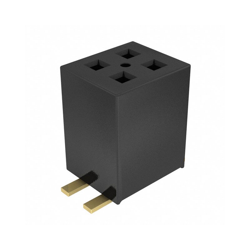 10 pcs : FLE-102-01-G-DV-TR - CONN RCPT 4POS 0.05 GOLD SMD