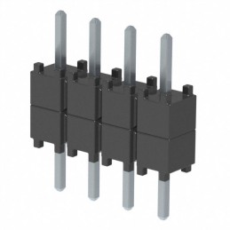 10 pcs : DW-04-07-T-S-200 - CONN HDR 4POS 0.1 STACK T/H TIN