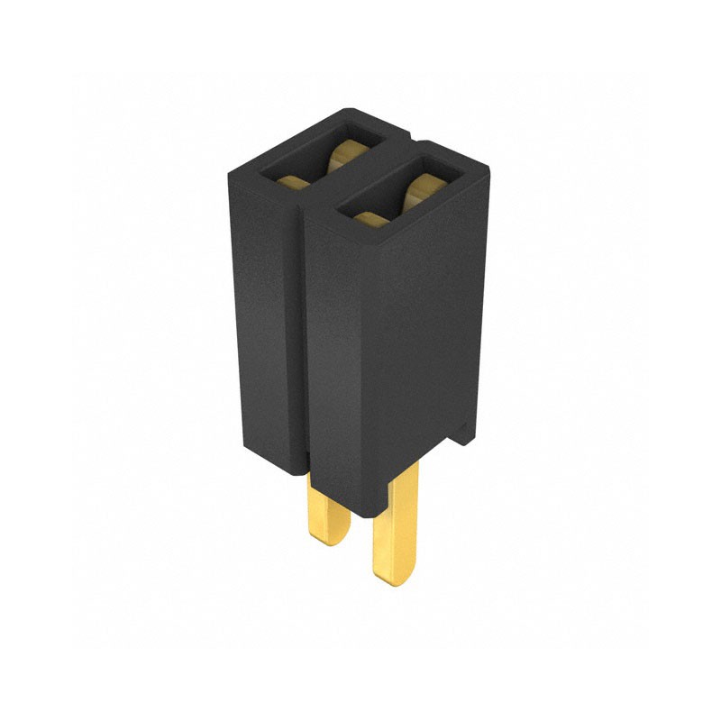 10 pcs : SLM-102-01-G-S - CONN RCPT 2POS 0.05 GOLD PCB