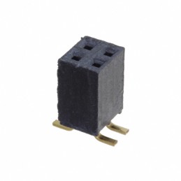 10 pcs : SSW-102-22-G-D-VS - CONN RCPT 4POS 0.1 GOLD SMD