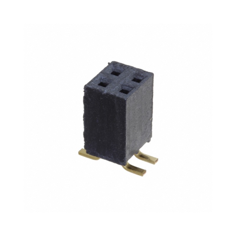 10 pcs : SSW-102-22-G-D-VS - CONN RCPT 4POS 0.1 GOLD SMD